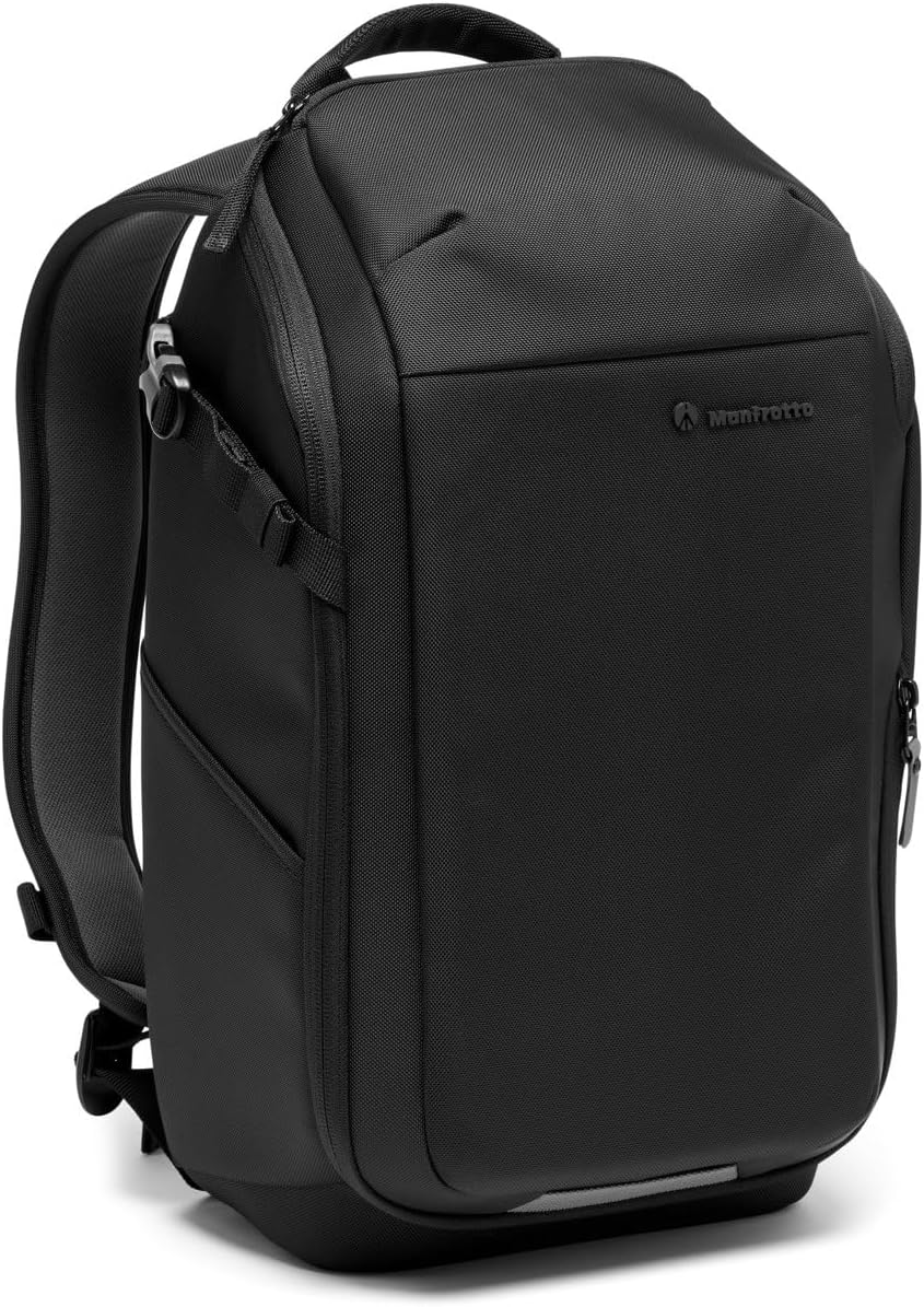 Manfrotto Advanced Compact III Camera Backpack for Camera and Laptop, Camera Backpack for Mirrorless with Lenses, with Interchangeable Padded Dividers and Tripod Attachment