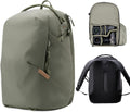 PGYTECH OneGo Lite 22L Camera Backpack DSLR/Mirrorless Bag for Sony/Canon, Photography Pack for 16' Laptop, Forest Green