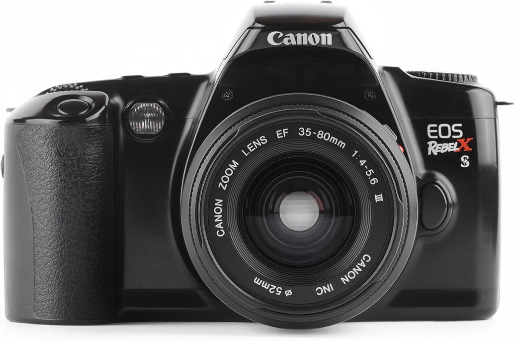 Black Canon EOS REBEL X S 35mm FILM SLR Camera Body & Lens (Renewed)
