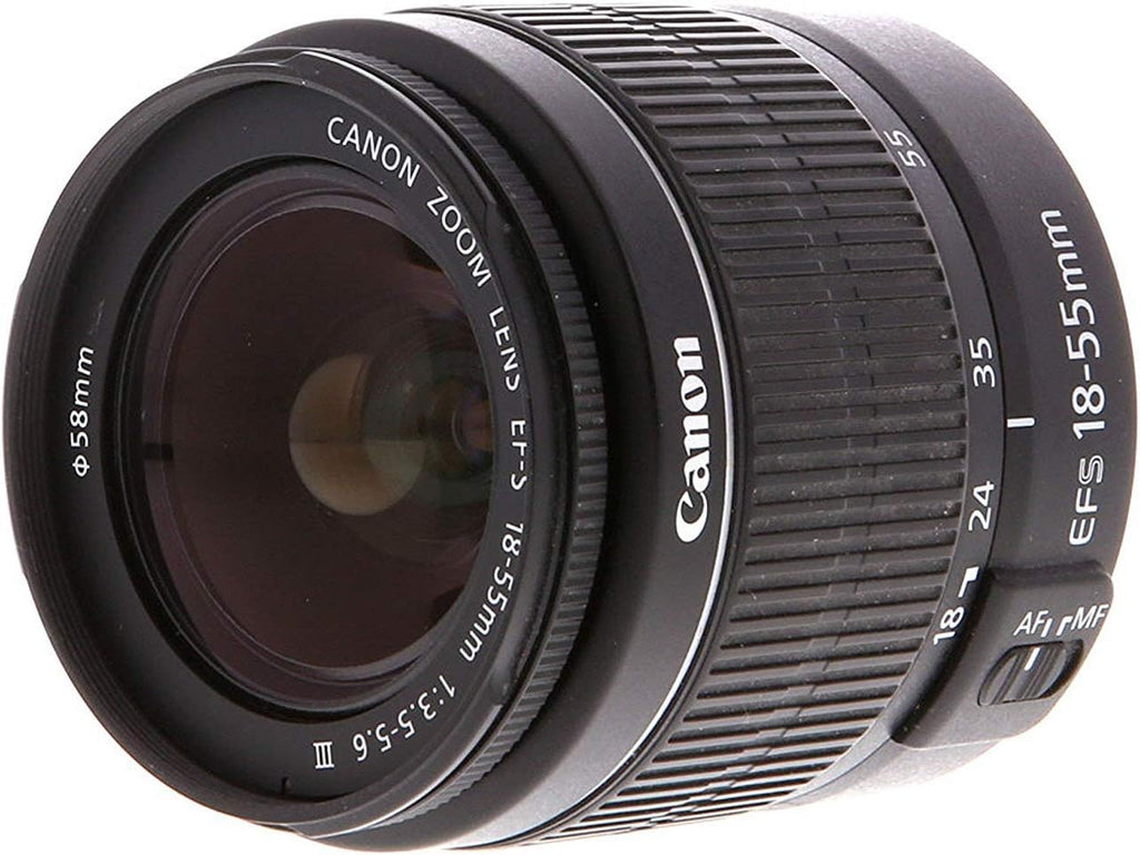 Canon EOS 2000D / Rebel T7 DSLR Camera with 18-55mm Lens + Creative Filter Set, EOS Camera Bag + Sandisk Ultra 64GB Card + Electronics Cleaning Set, and More (International Model) (Renewed)