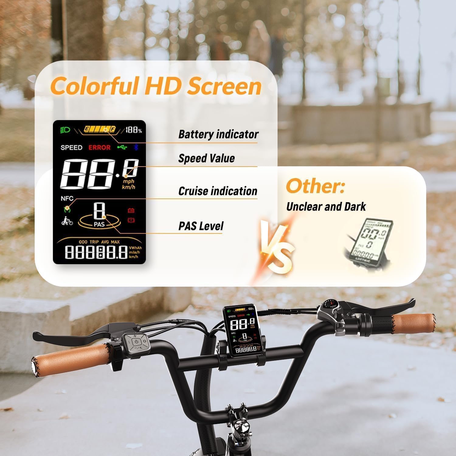 EUY Electric Bike for Adults with Peak 1500W Motor, 48V 20Ah Removable Battery Fast Ebike,Max 70Miles,20' x4.0 Fat Tire Commuting Electric Mountain Bike,7-Speed, Step-Thru Bicycle