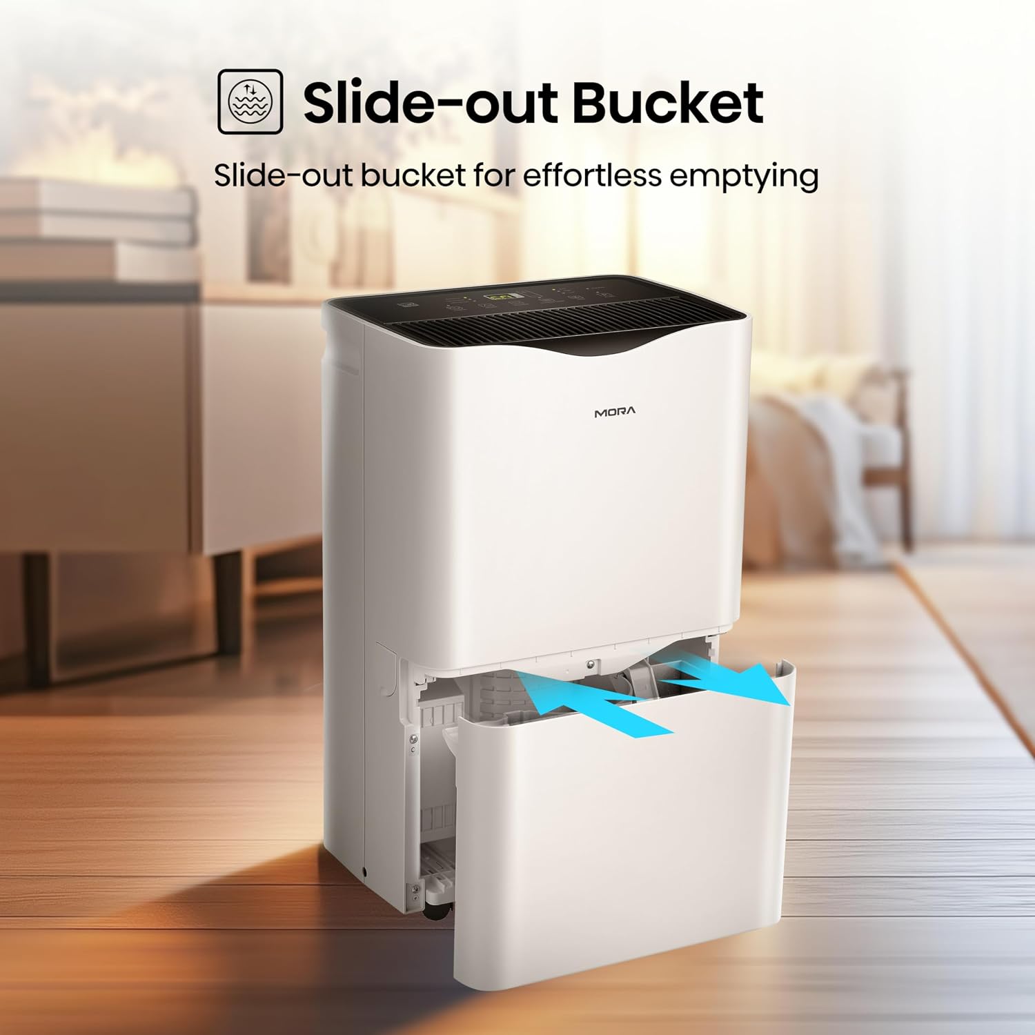 Mora Mora by Hisense 50 Pint Dehumidifier, for Space upto 4,500 Sq. Ft at Home, in Basements and Large Rooms, Energy Star, Quiet Operation,Filter Indicator with Washable Filter, 2 Years Warranty