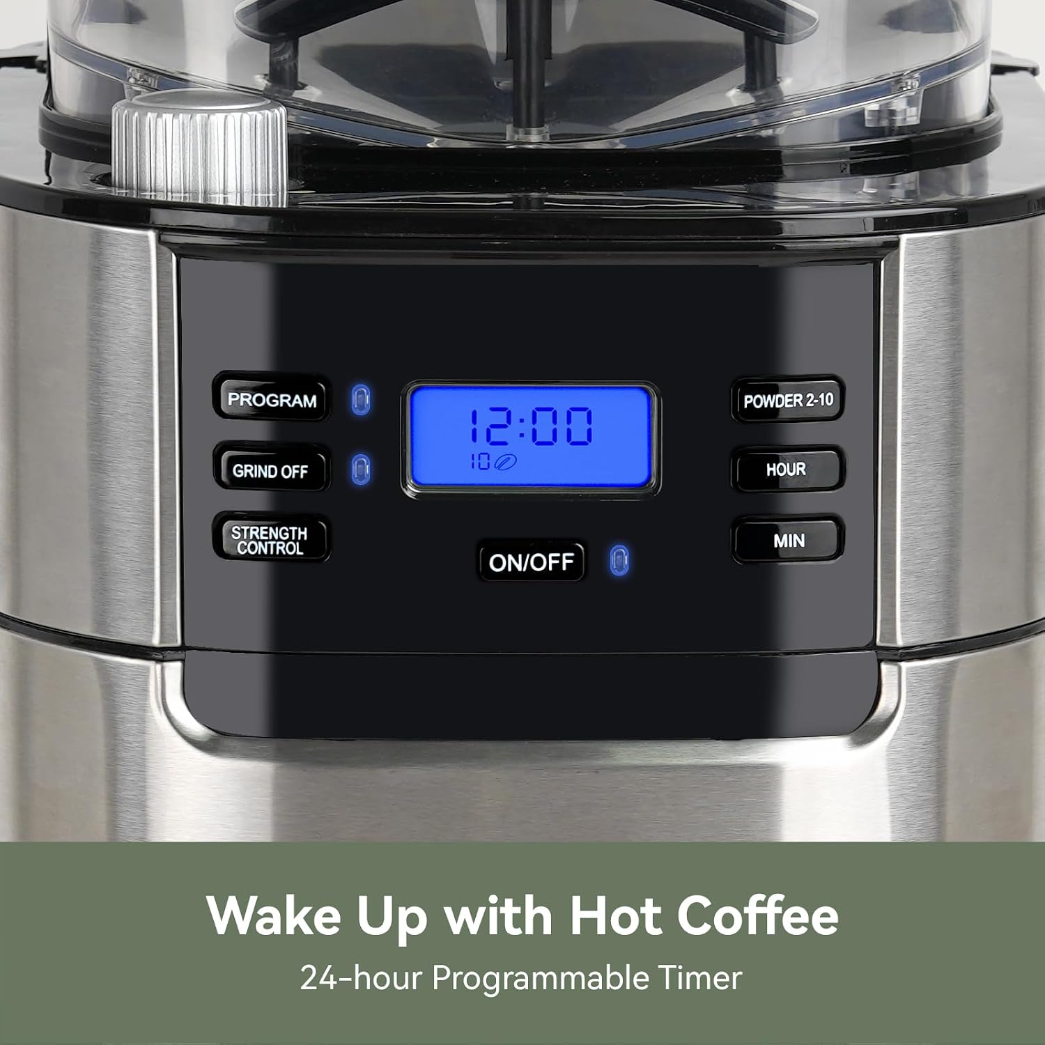Gevi Coffee Grinder Electric,Coffee Bean Grinder with 35 Grind Settings for Espresso,Drip,French Press,Burr Coffee Grinder for Home Use,Anti-static Design,Black
