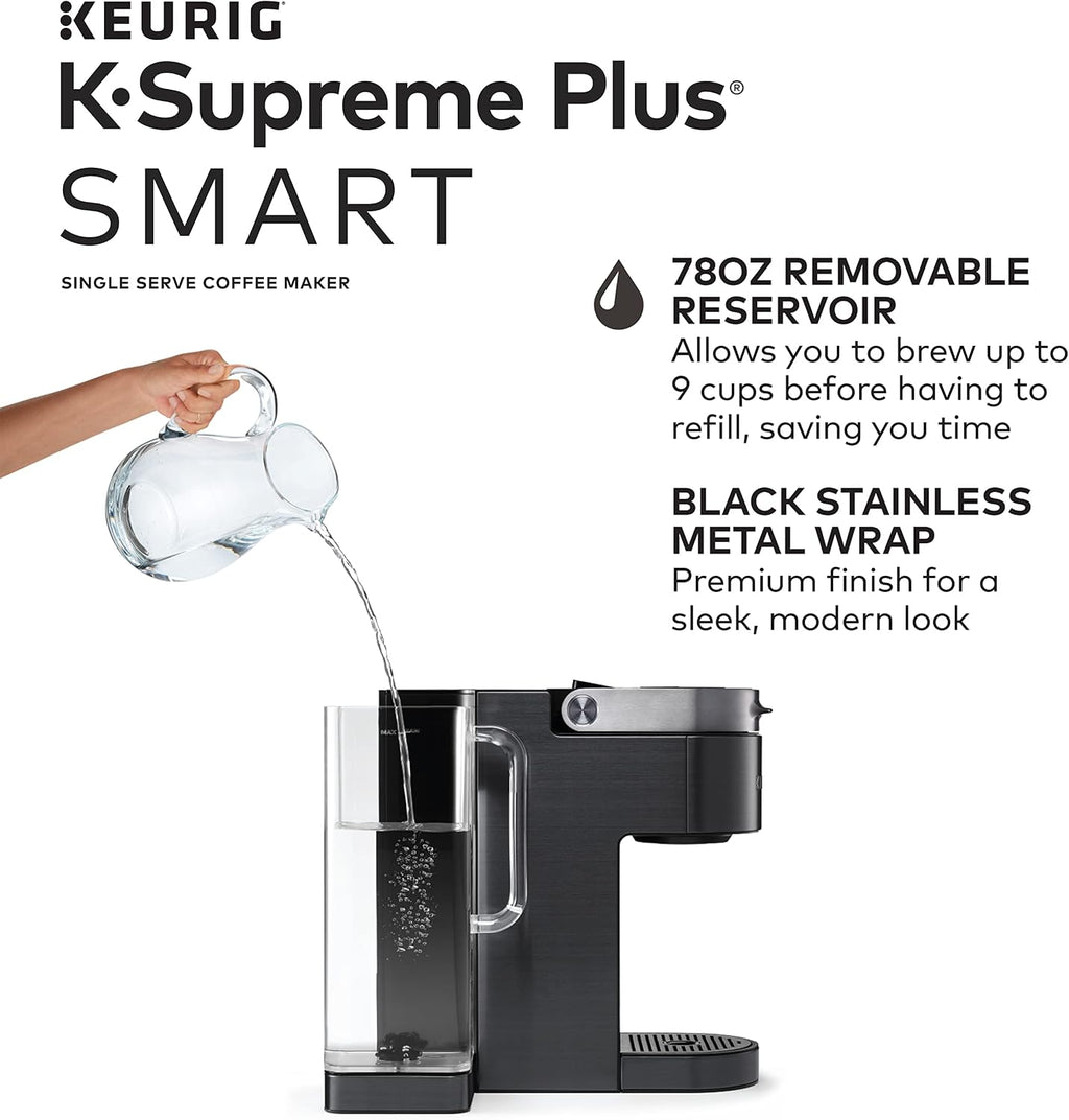 Keurig K-Supreme Plus SMART Single Serve Coffee Maker with Dunkin' Original Blend Medium Roast, 60 K-Cup Pods