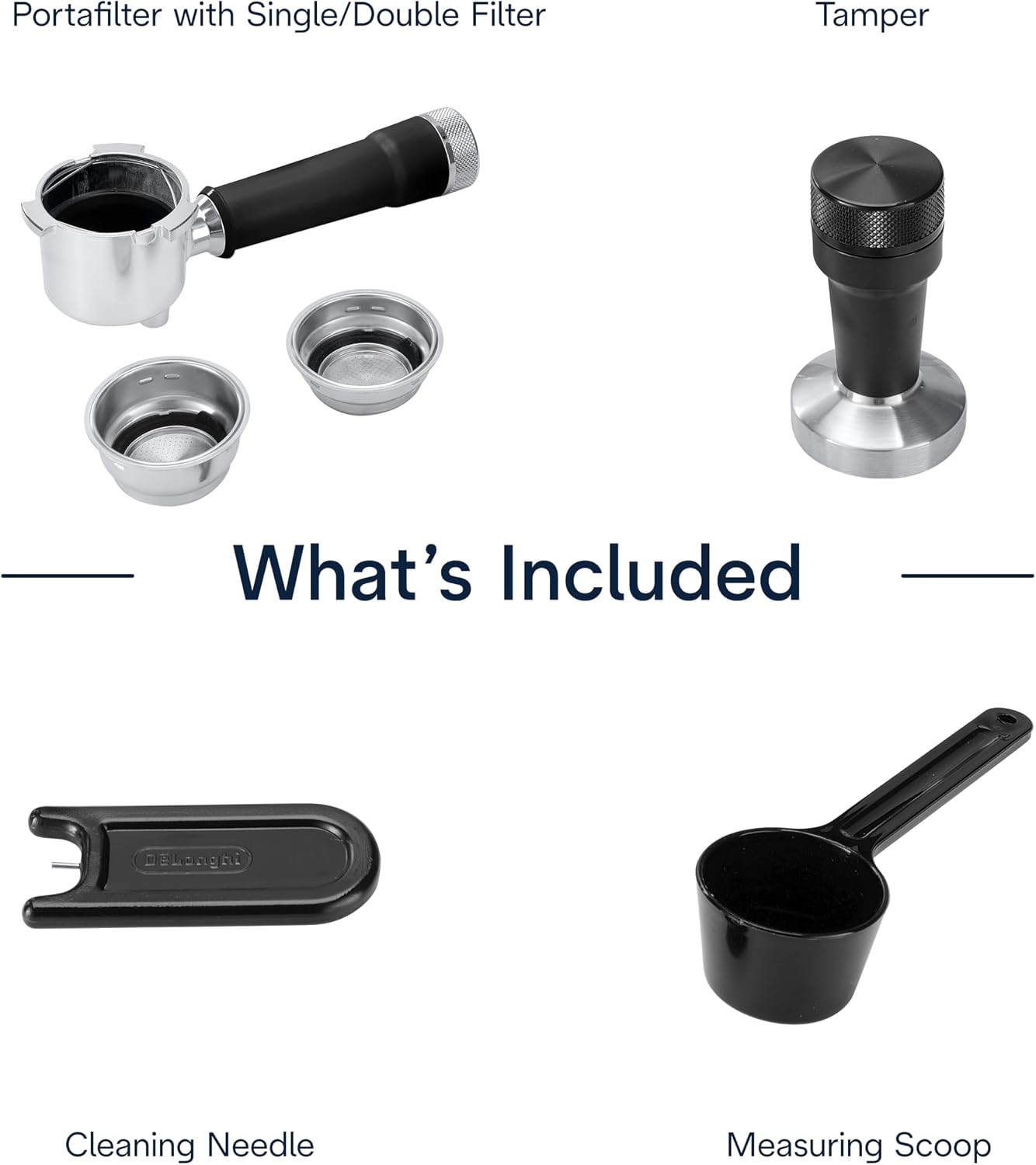 De'Longhi Dedica Duo Compact Espresso Machine - Cold Brew Coffee Maker with Milk Frother Wand- for Espresso, Hot & Iced Coffee, Cappuccinos, Lattes & Home Barista Brewing, Stainless Steel Finish