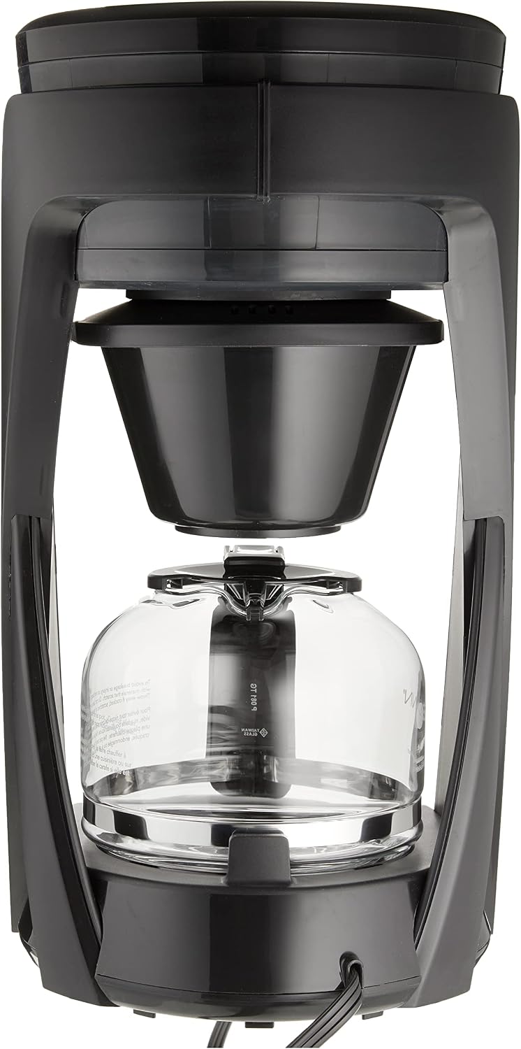BUNN HB Heat N Brew Programmable Coffee Maker, 10 cup, Stainless Steel, 46500.0003