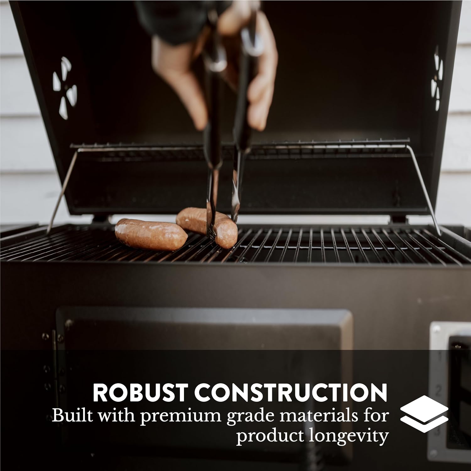Gas One Charcoal Grill – 24-inch BBQ Charcoal Grill – Charcoal Smoker with Multiple Tier Heat Control – Outdoor Grill for Camping, Picnic, Patio, Backyard Barbecue, Outdoor Cooking