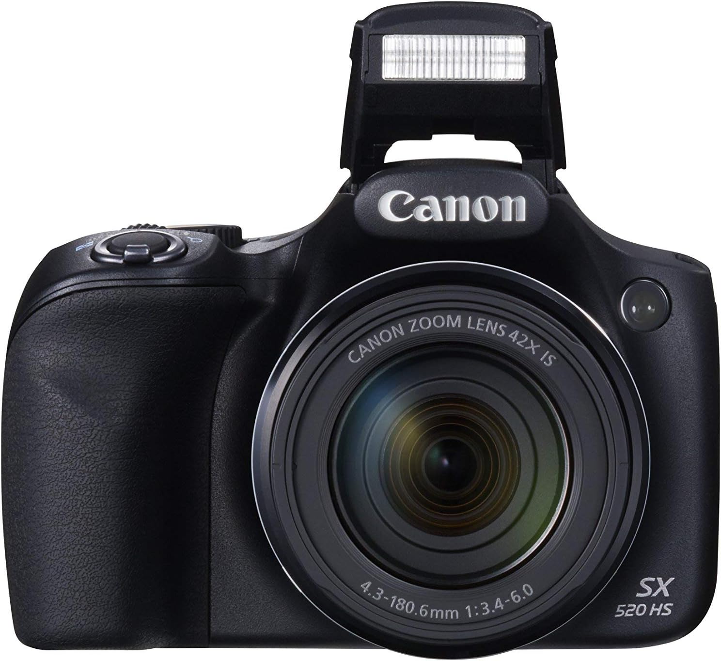 Canon PowerShot SX520 16Digital Camera with 42x Optical Image Stabilized Zoom with 3-Inch LCD (Black), 7.00in. x 6.30in. x 5.20in. (Renewed)