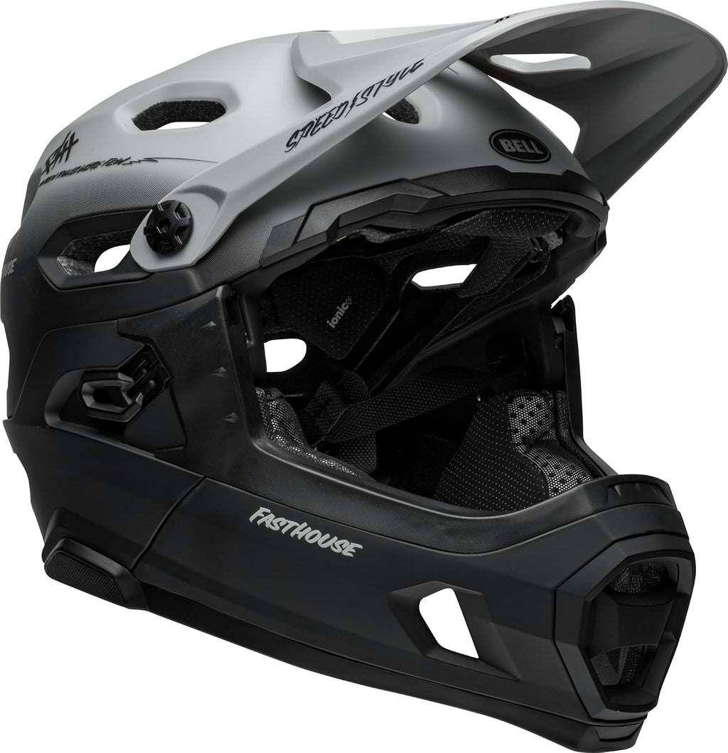 Bell Bike Super Dh Spherical Bicycle Helmets Fasthouse Taco Tuesday Matte/Gray/Black Large