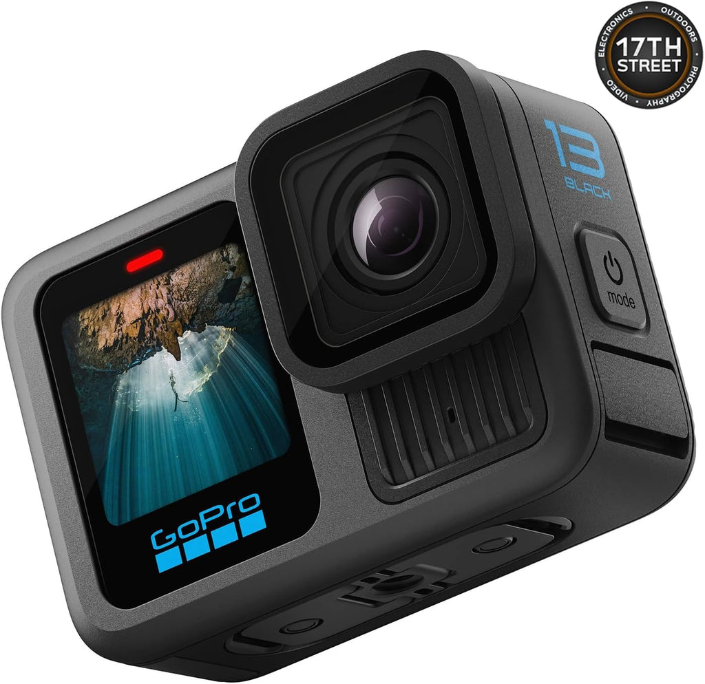 GoPro HERO13 Black Camera with 3 Enduro Batteries | Waterproof 5.3K60 Action Camera with Dual-Battery Charger & SanDisk 64GB Extreme SD Card | Head Strap 2.0 and Handler Floating Handgrip, Bundle Kit