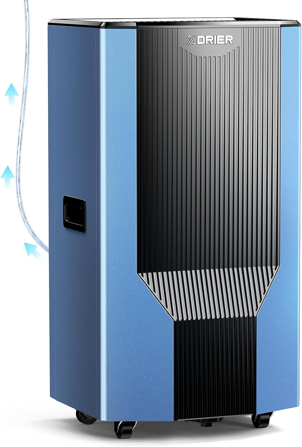 198 PPD Commercial Dehumidifier with Pump & Drain Hose, LGR Technology, Auto Defrost, for Basements, Large Rooms, Warehouses & Storage Areas, 5-Year Coverage
