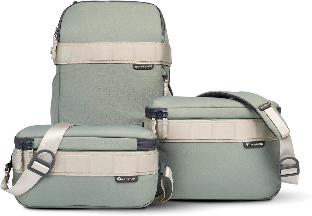 NOMATIC Luma Camera Pack 18L - Camera Backpack Designed by Peter McKinnon - Camera Bag for Photographers (Sage)