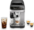 De'Longhi Magnifica Evo Automatic Espresso & Coffee Machine with Auto Milk Frother, Built-in Grinder & Auto-Clean Function - For Latte, Cappuccino, Americano, Iced Coffee, ECAM29084SB , Silver