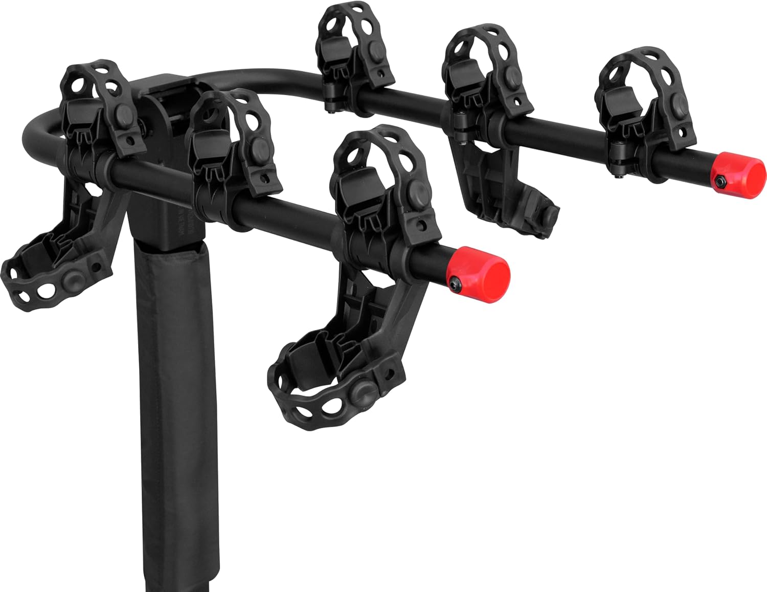 Retrospec Lenox 2-5 Bike Rack Hitch for Car, Truck, SUV - 2in Hitch Mount with Foldable Steel Frame, Anti-Rattle Adapter & Tie Down Straps