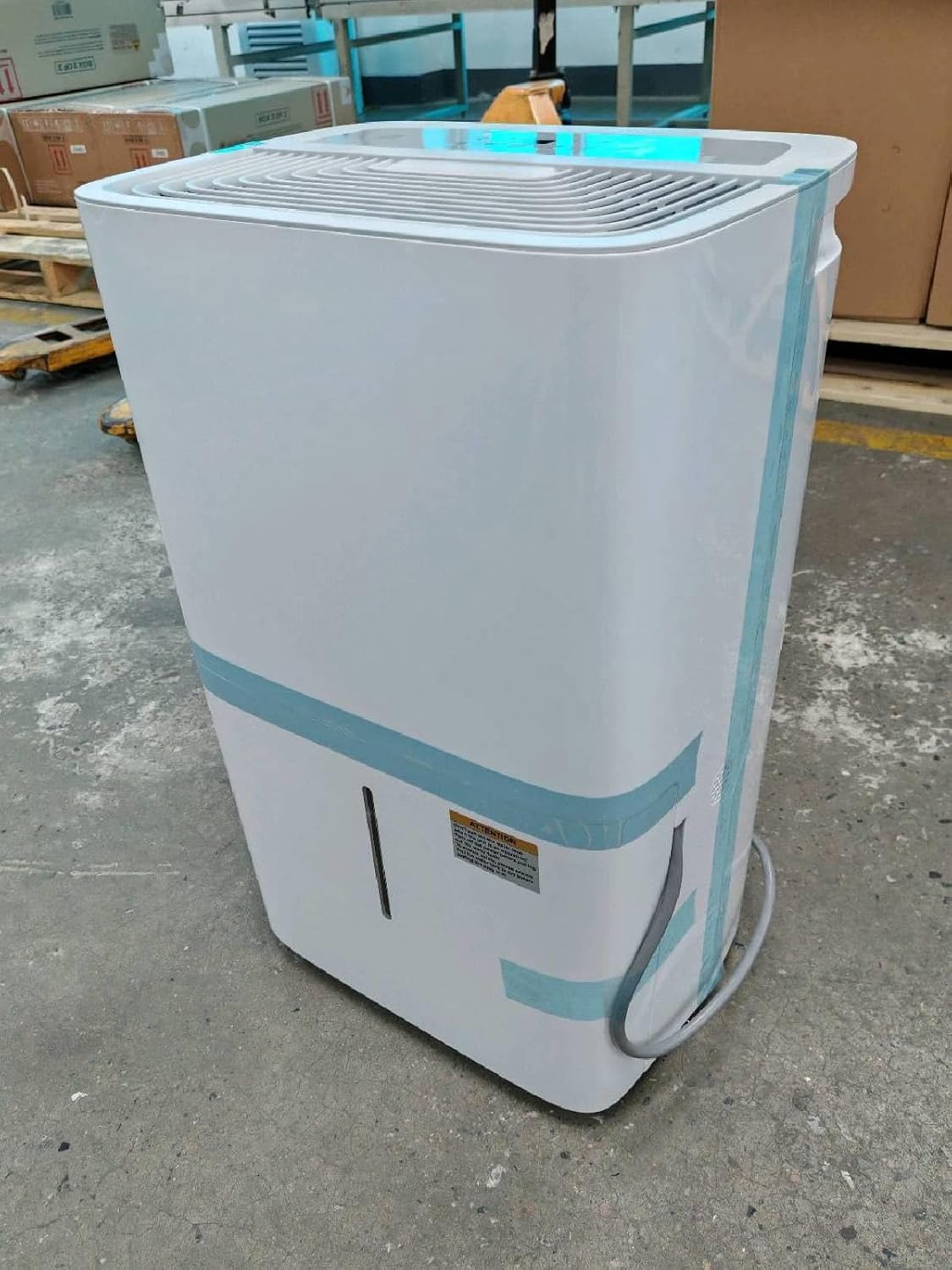 ARLIME 150 Pints Dehumidifier with Pump, 7000 Sq.Ft Dehumidifier w/24H Timer, LED Display, Child Lock,2 Drain Hoses & Auto Defrost for Basement Garage Home Office (150 Pints)