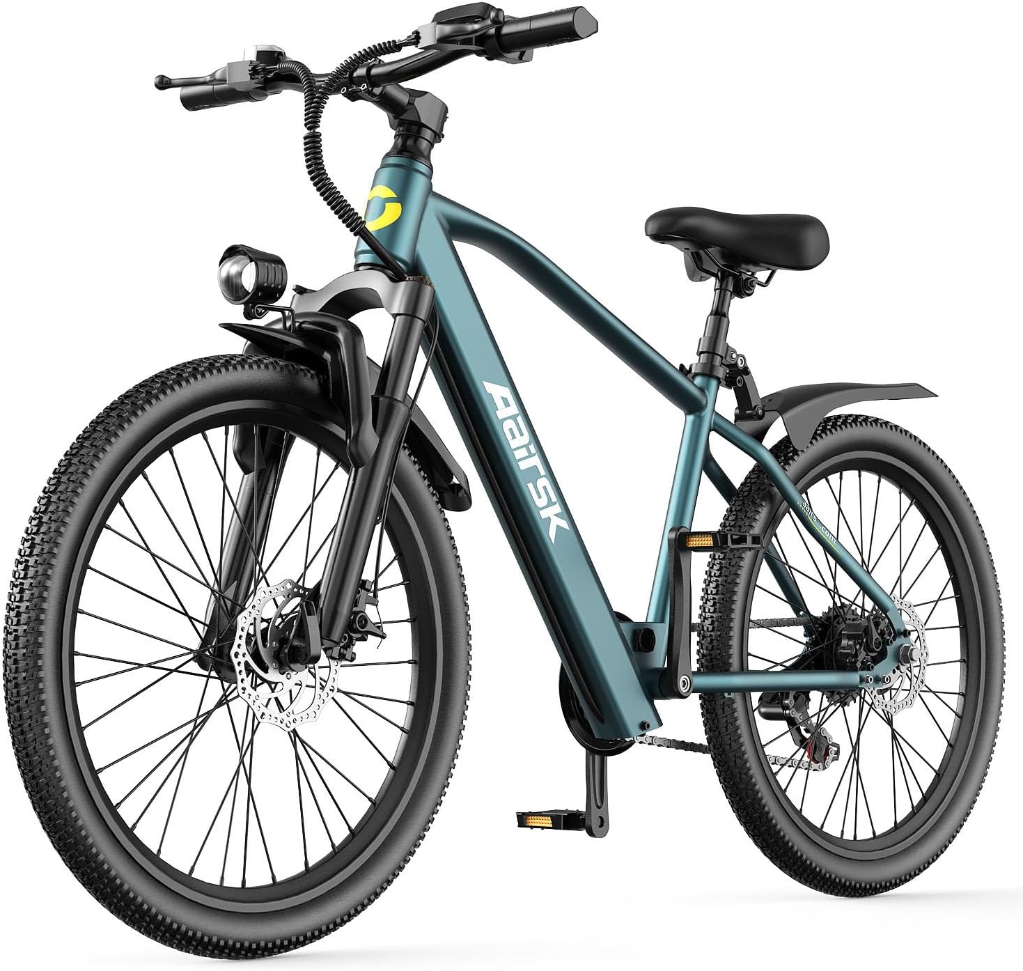 Electric Bike 24' / 26', 22Mph Speed & & Peak 750W Motor, 36V 10 / 13AH Lithium Battery & 7/21-Speed Gear, Max Range 40+ Miles(Pedal-Assist), Electric Mountain Bicycle for Adults Women Men