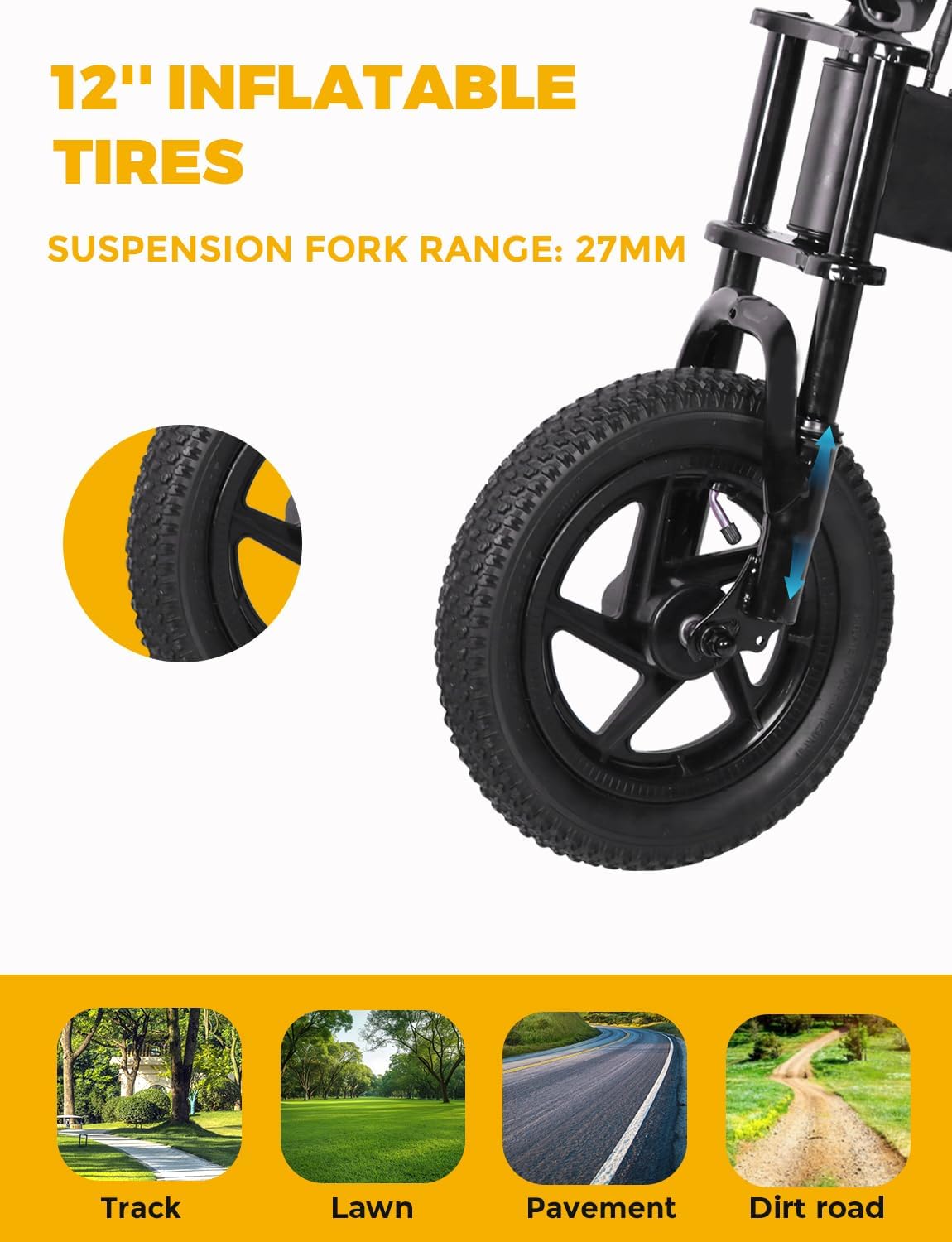 K2 Electric Balance Bike for Kids, 12 inch Pneumatic Tire Kids Electric Bike, 150W Peak Motor 24V/2AH Battery, Range 6 Miles, Suspension Fork, Adjustable Seat, Electric Motorcycle for Ages 3-8