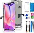 for iPhone 16 Pro Screen Replacement, 6.3 inch LCD Display 3D Touch Full HD Digitizer Frame Assembly, Compatible with A3083, A3292, A3293, A3294 Models, Repair Kit + Screen Tempered Protector