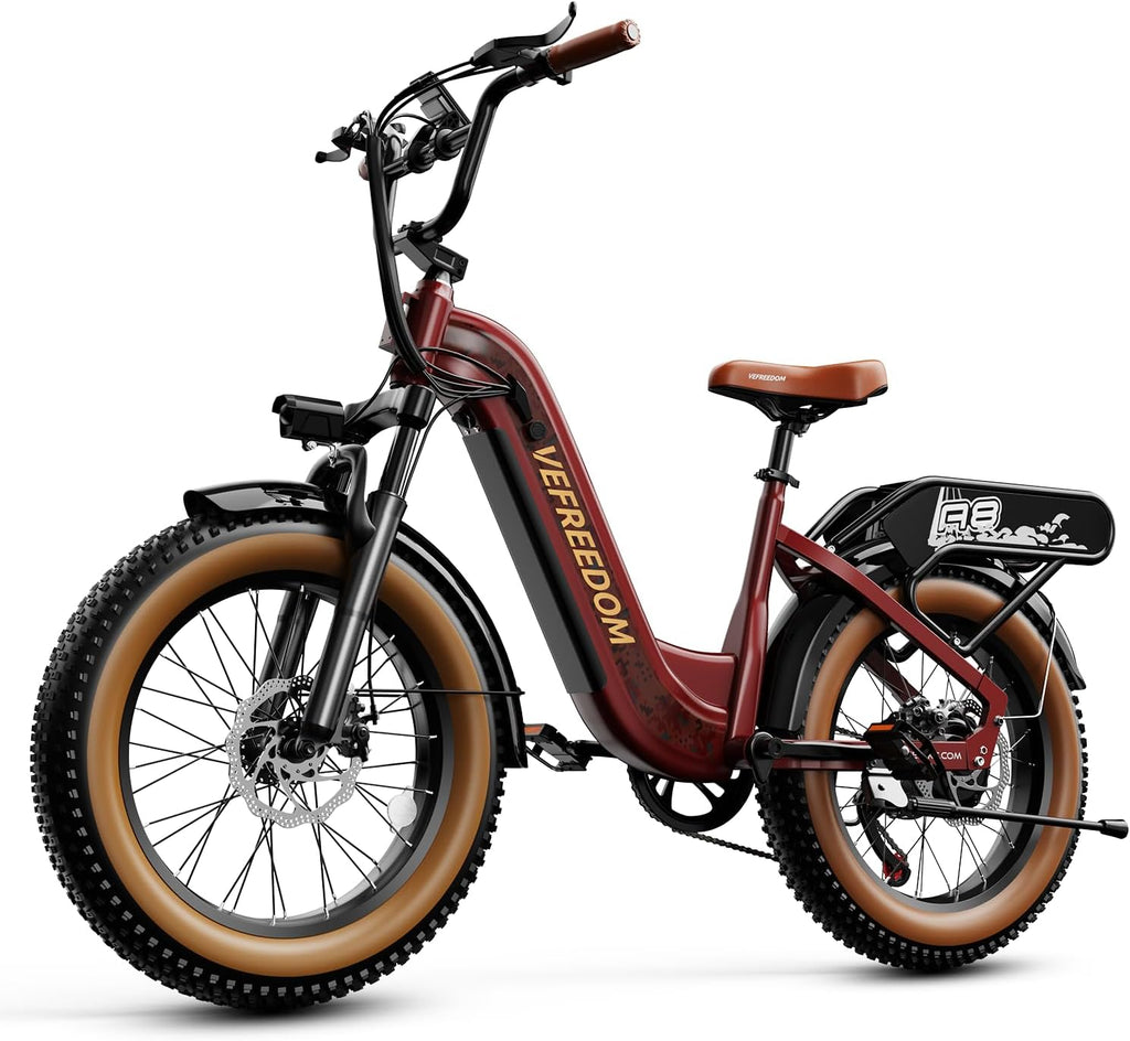 EUY Electric Bike for Adults with Peak 1500W Motor, 48V 20Ah Removable Battery Fast Ebike,Max 70Miles,20' x4.0 Fat Tire Commuting Electric Mountain Bike,7-Speed, Step-Thru Bicycle