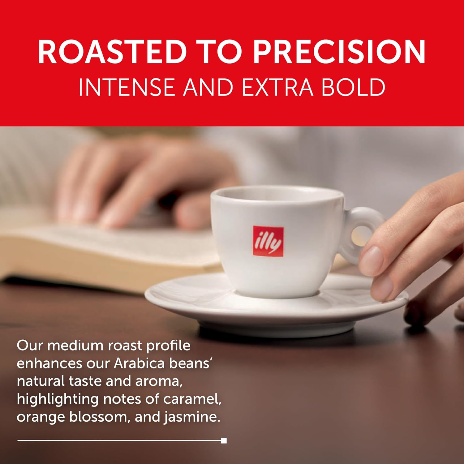 illy Espresso Compatible Capsules, Coffee Pods for Nespresso Original Line Machine, Classico Medium Roast, 100% Arabica, Premium Italian Coffee, Single Serve, 10 Count, 10 Pack