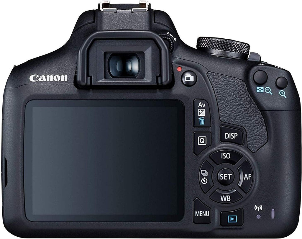 Canon EOS 2000D / Rebel T7 DSLR Camera with 18-55mm Lens + Creative Filter Set, EOS Camera Bag + Sandisk Ultra 64GB Card + Electronics Cleaning Set, and More (International Model) (Renewed)