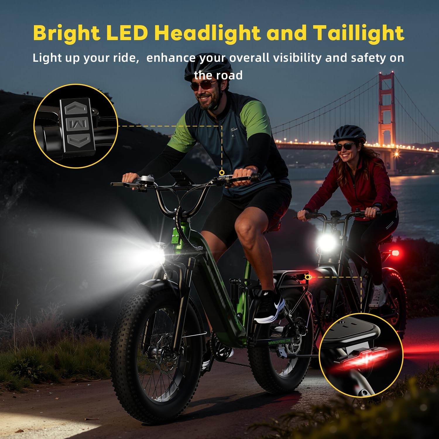 EUYBIKE Electric Bike for Adults 1400W Peak, 48V 20AH(960WH) Removable Battery, 20'x4' Fat Tire Full Suspension 80 Miles Range Step-Thru Hunting Ebike, 7-Speed Dual Brakes Electric Bicycle