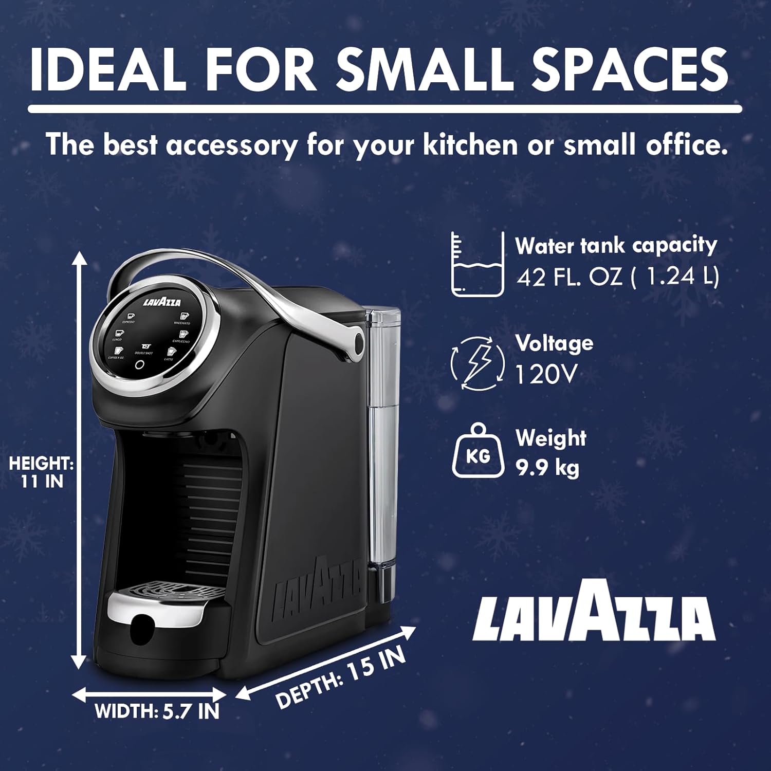 Lavazza Classy Plus Coffee Maker – 72 Count Intenso Espresso Capsules – Dual Brew Espresso & Lungo Machine Compatible Expert Capsules