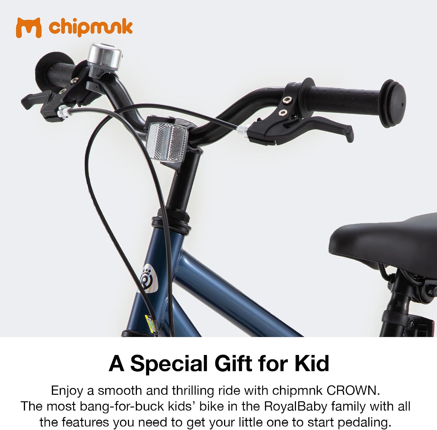 Chipmunk Kids Bike 12 14 16 18 Inch Bicycle with Training Wheels Beginners Boys Girls Ages 3-10 Years Multiple Colors