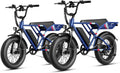 Jasion RetroVolt Electric Bike for Adults, 2000W Peak Motor- 30MPH Electric Dirt Bike, 48V 13AH Battery Mountain EBike, Max 70Miles Electric Motorcycle, 20'' X 4'' Fat Tire All-Terrain E-Bike