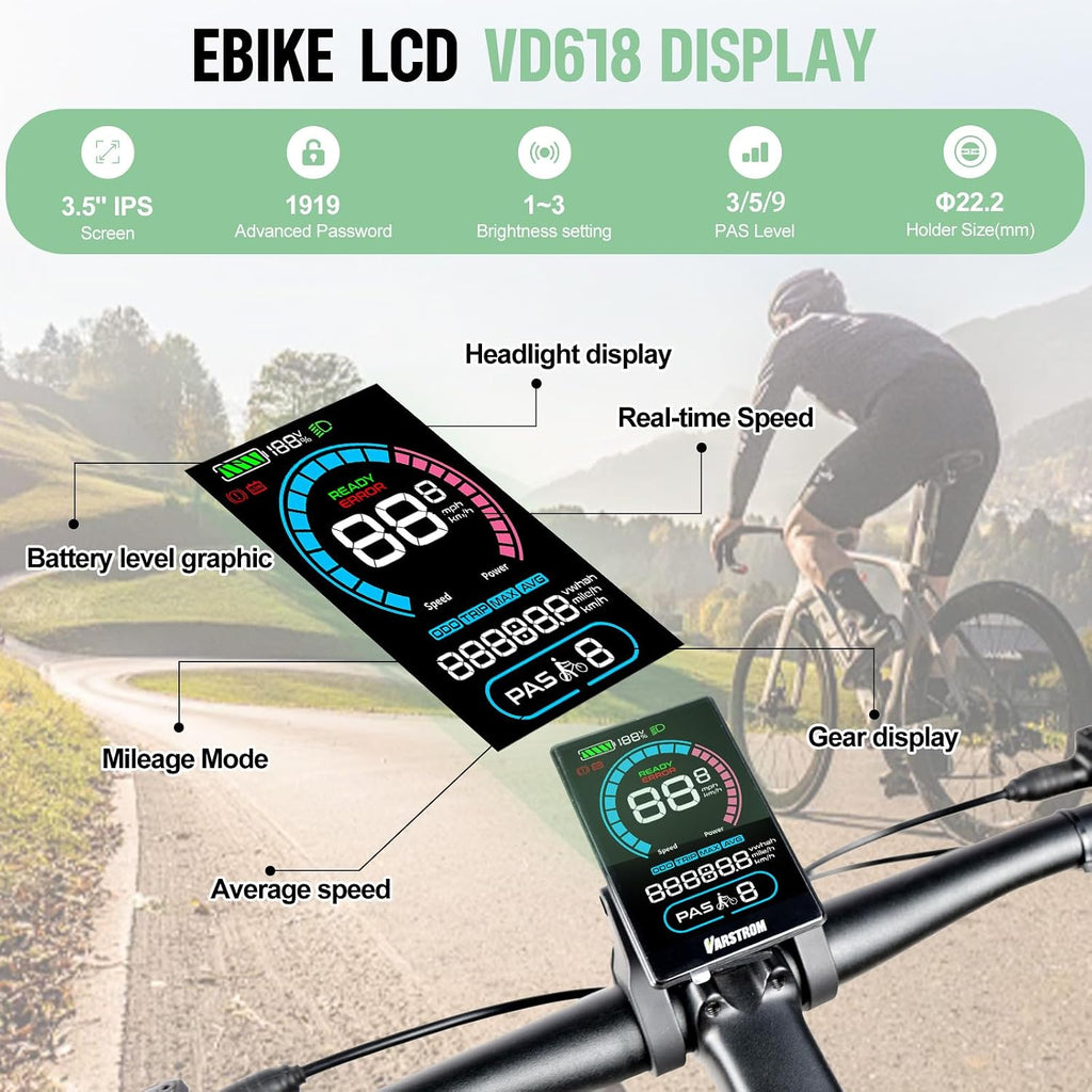 BAFANG 1000W Mid Drive Kit 52V BBSHD 68MM Ebike Conversion Motor Kit, Electric Bike M615 Optional 500C DM03 P860C C18-9 B02N T1 Display with 52V 20Ah Yingwu Battery