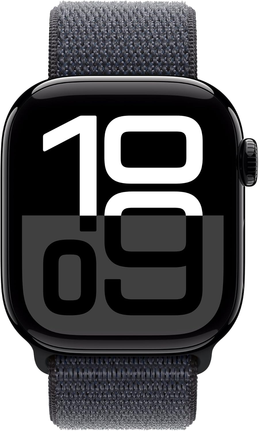 Apple Watch Series 10 [GPS + Cellular 42mm case] Smartwatch with Jet Black Aluminum Case with Ink Sport Loop. Fitness Tracker, ECG App, Always-On Retina Display, Carbon Neutral