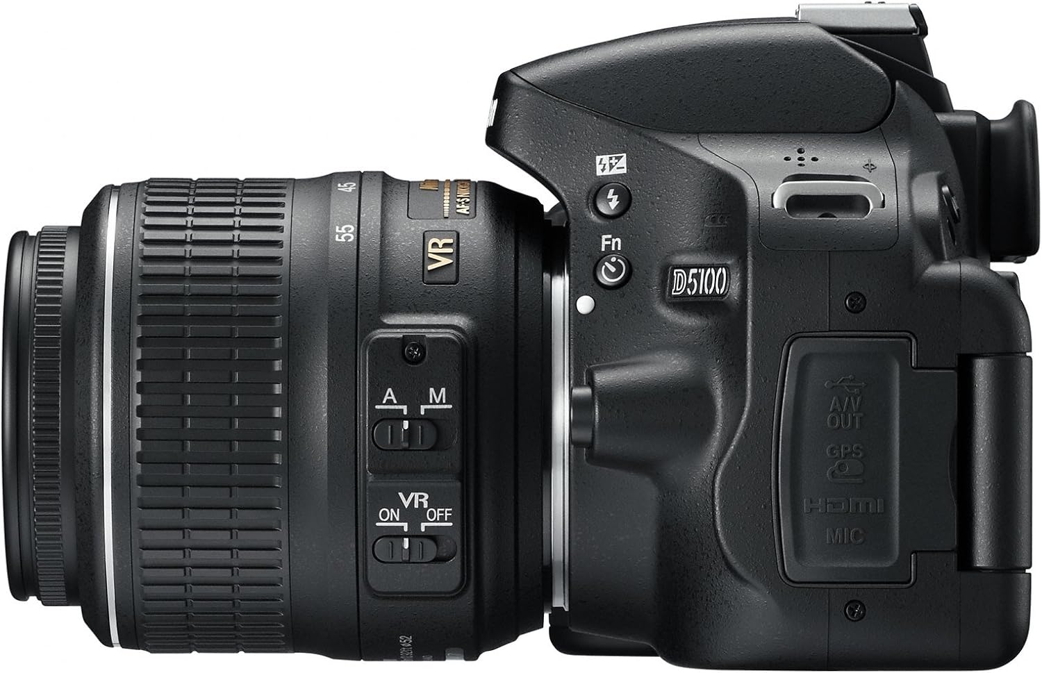 Nikon D5100 16.2MP Digital SLR Camera & 18-55mm VR Lens