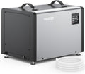 Yaufey 125 Pints Commercial Dehumidifier with Pump for 6500 Sq.Ft. Crawl Space, Basement, Industrial Area, 10-90% RH Humidity Control, 24/7 Running Continuous Drainage, TUV Certified, 5-Yr Coverage