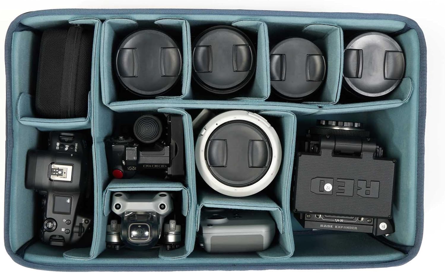 Shimoda Core Unit Extra Large DV v2, Deep Cine/Video Camera Insert For Action X70 Backpack And DV Roller, Maximum Storage For RED/Sony Style Rigs, Fits 600mm f/4 Lenses, EVA Dividers, Support Frame