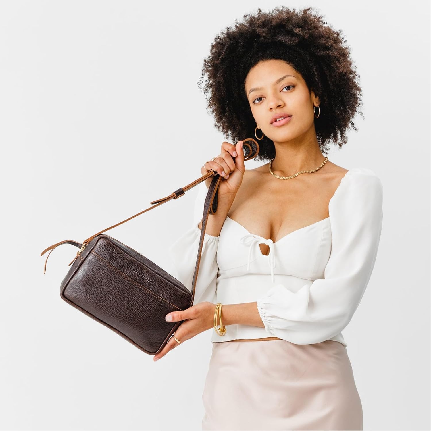 Portland Leather Goods Large Camera Bag Purse for Women – Handmade from the Finest Full-Grain Hides