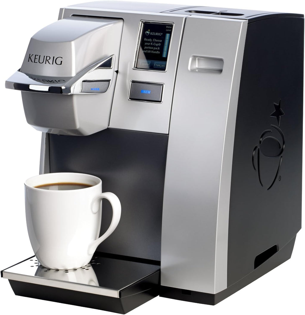 Keurig K155 Office Pro & K-Cafe SMART Single Serve K-Cup Pod Coffee Maker, Latte & Cappuccino Maker, 60 oz, Silver & Black