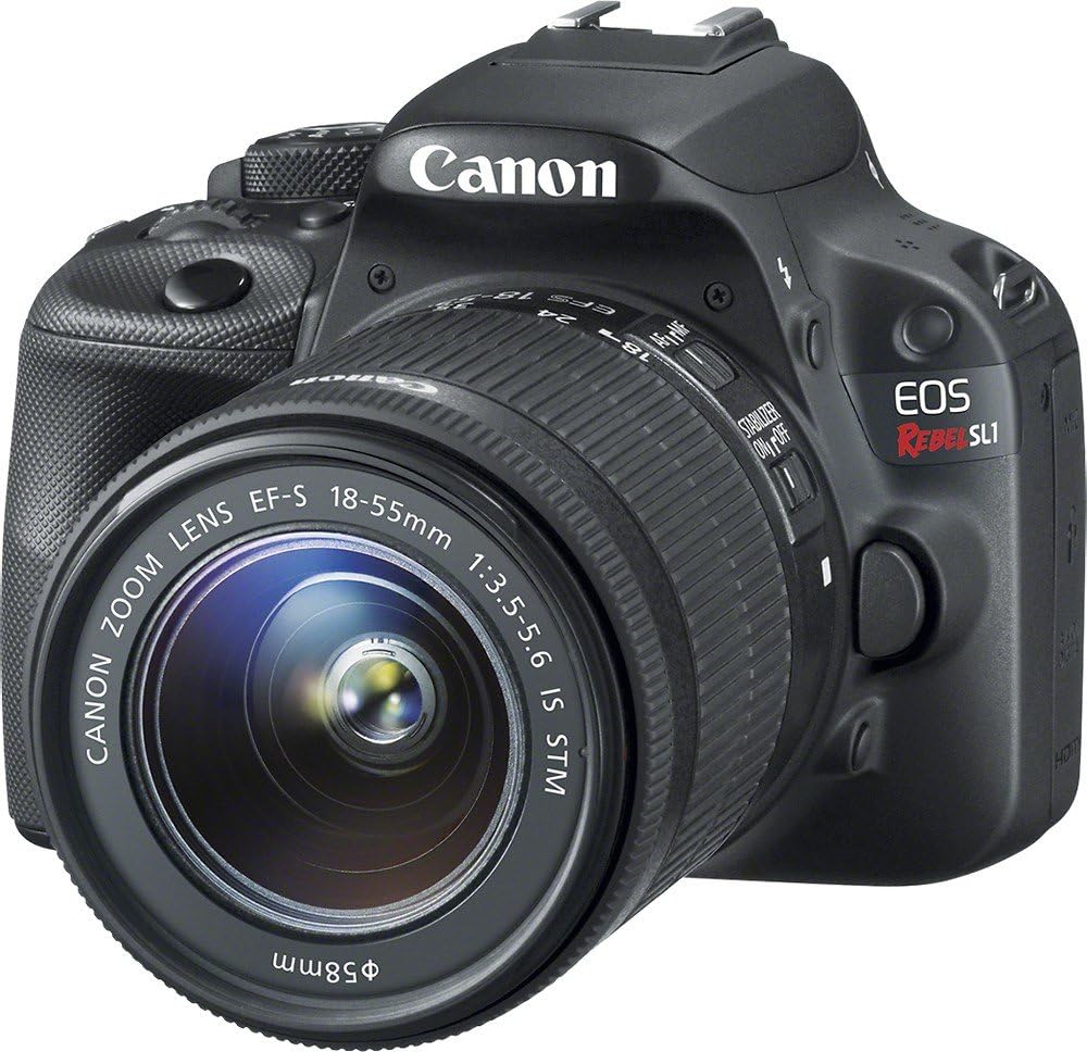 Canon EOS Rebel SL1 Digital SLR with 18-55mm STM Lens (Renewed)