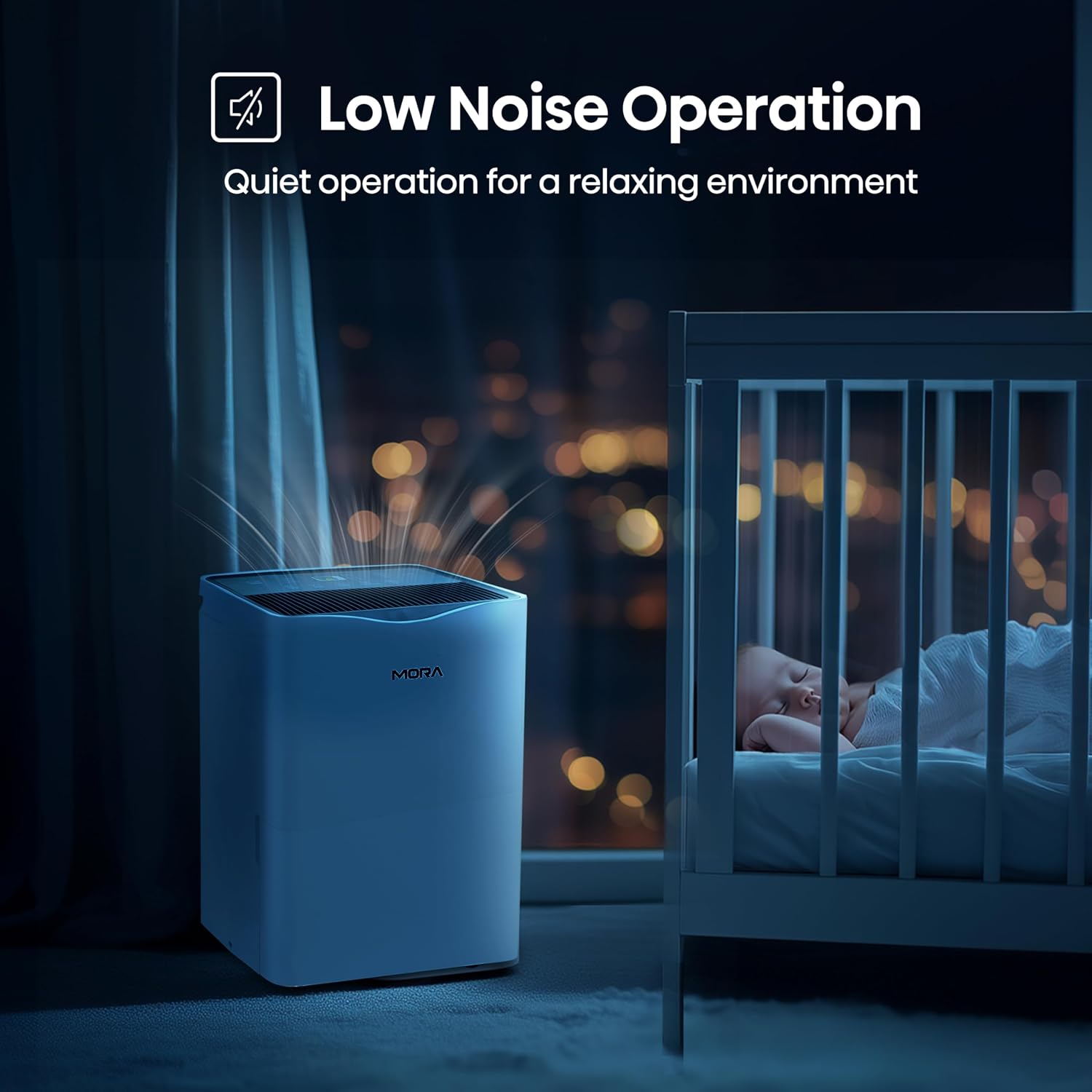Mora Mora by Hisense 35 Pint Dehumidifier, for Space upto 3,000 Sq. Ft at Home, in Basements and Large Rooms, Energy Star, Quiet Operation,Filter Indicator with Washable Filter, 2 Years Warranty