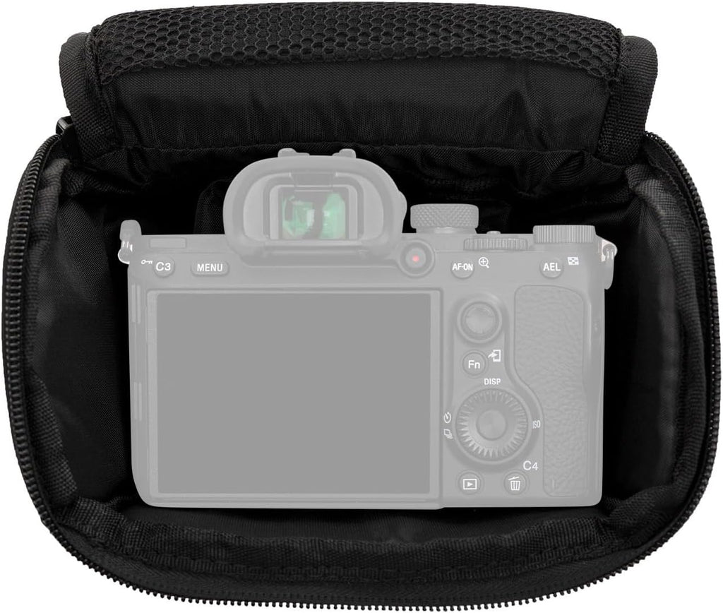 Canon EOS Rebel T7 DSLR Camera and EF-S 18-55mm is II Lens Kit Bundle with SD Card and Holster Camera Case and Accessories (3 Items)