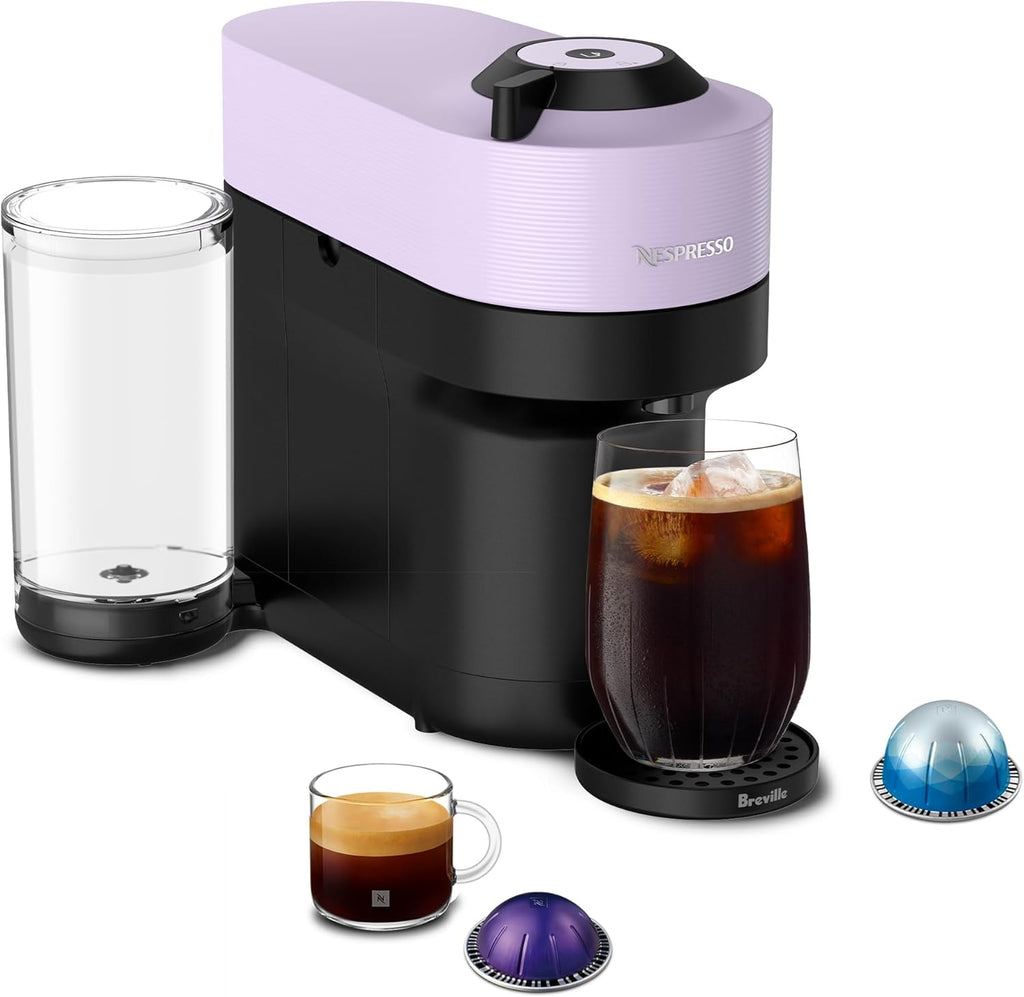 Nespresso Vertuo Pop+ Coffee and Espresso Maker by Breville, Lilac