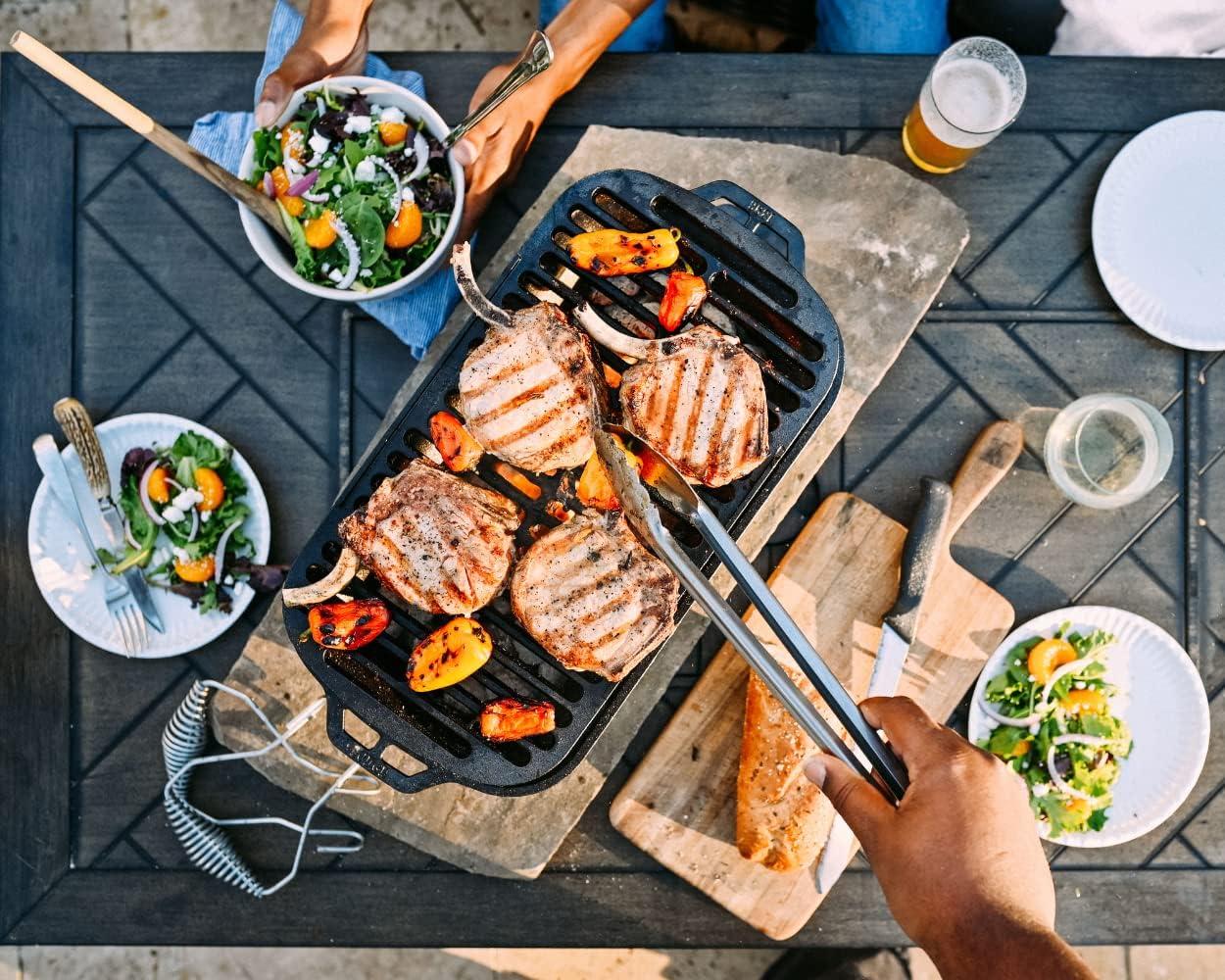 Lodge Sportsman's Pro Charcoal Grill Black
