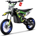 KOOZ HP112E PRO 36V 1000W Electric Dirt Bike for Kids, 3 Speed Modes Teen Electric Motorcycle Up to 20.6 MPH& 19 Miles Long-Range, Dual Suspension & Disc Brake, 16' Sturdy Tire