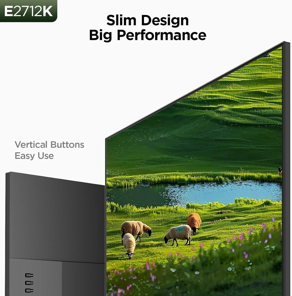 KOORUI 27 Inch Gaming Office Monitor 144Hz VA Display 4000:1 Contrast Ratio, FreeSync FHD 1080P, Eye Care TÜV Rheinland Certified, Slim Bezels, HDMI VGA Ports, Ergonomic Tilt, VESA Mount, Black