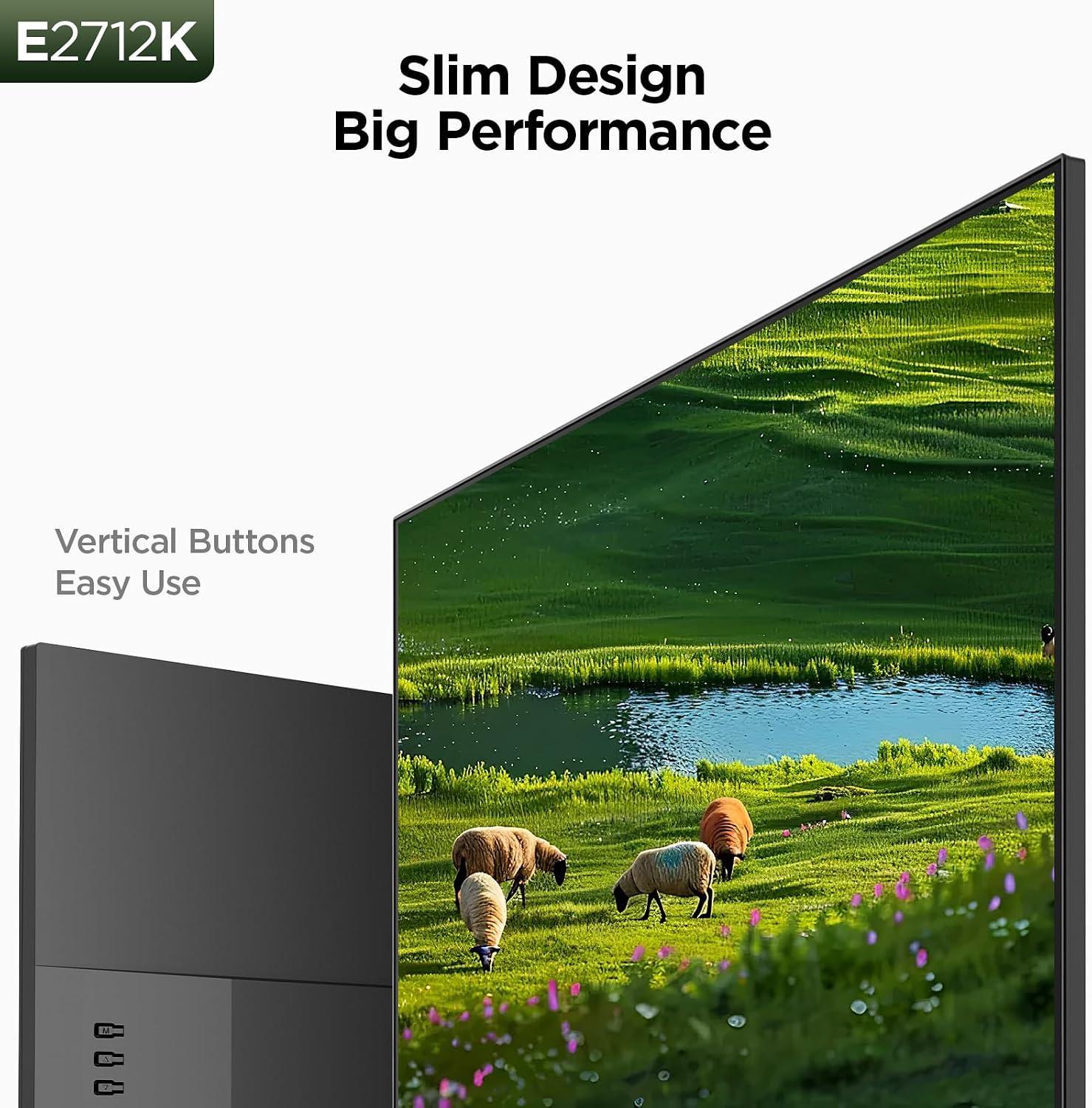 KOORUI 27 Inch Gaming Office Monitor 144Hz VA Display 4000:1 Contrast Ratio, FreeSync FHD 1080P, Eye Care TÜV Rheinland Certified, Slim Bezels, HDMI VGA Ports, Ergonomic Tilt, VESA Mount, Black