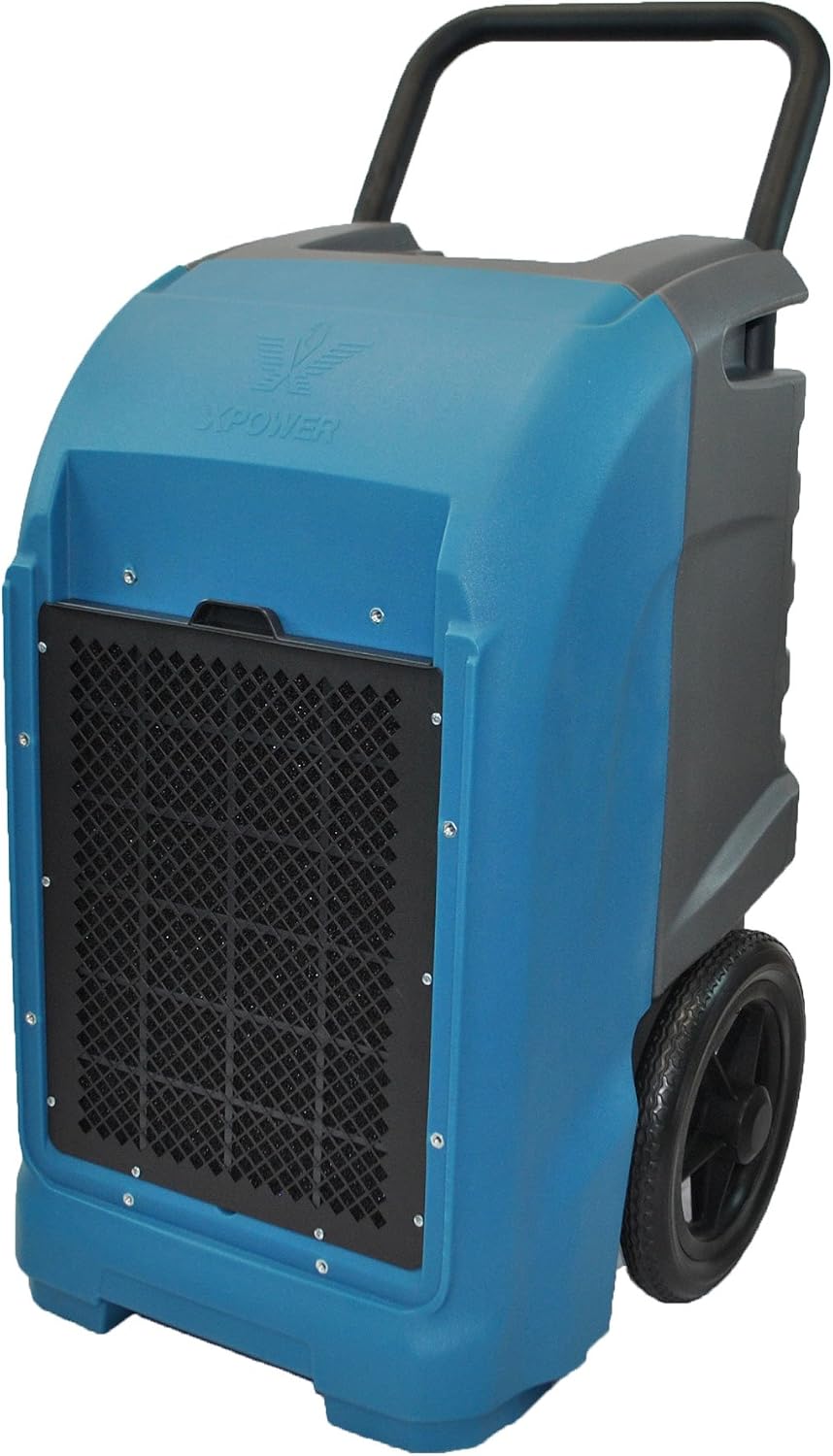 XPOWER Water Damage Cleanup & Restoration DIY Combo w/Commercial Grade Dehumidifier & Air Movers.