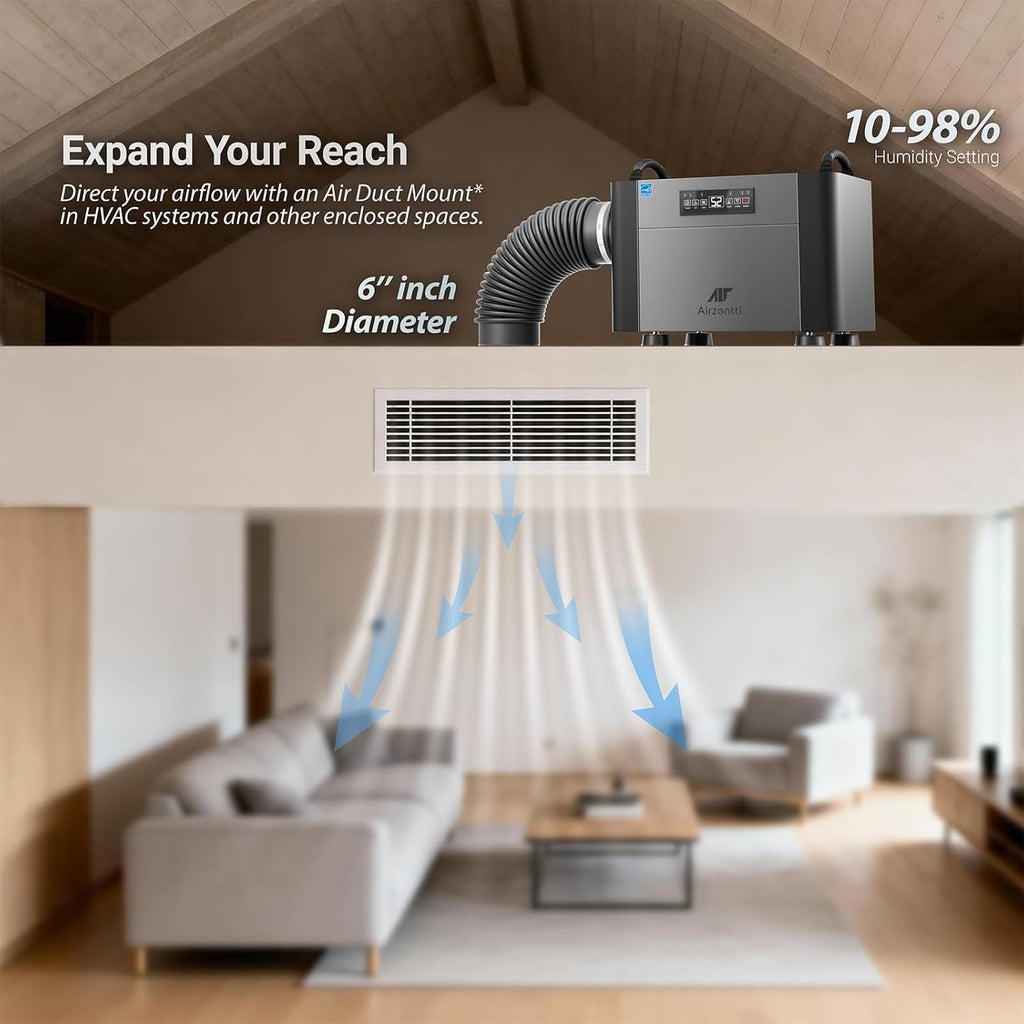 155 Pints Commercial Dehumidifier for Basement with Pump and Drain Hose, Large Space Dehumidifier for Crawl Space, Attic, Garage, Home, Industrial, Water Damage, Auto Defrost, Energy Star