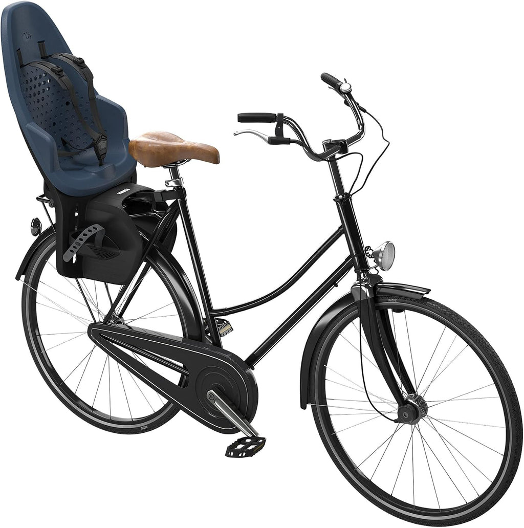 Thule Yepp 2 Mounted Child Bike seat, Adjustable footrests, 5-Point Harness and Easy to Mount Design