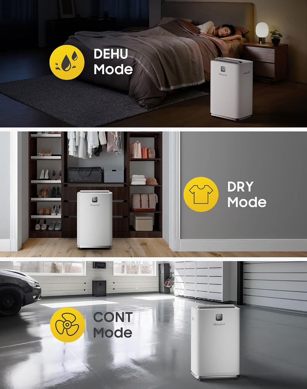 150 Pints Dehumidifier with Pump, 8000 Sq.Ft Dehumidifier for Basement with Drain Hose & 2.11 Gal Water Tank, Large Dehumidifiers for Large Room Warehouses Commercial and Home (150 pint)