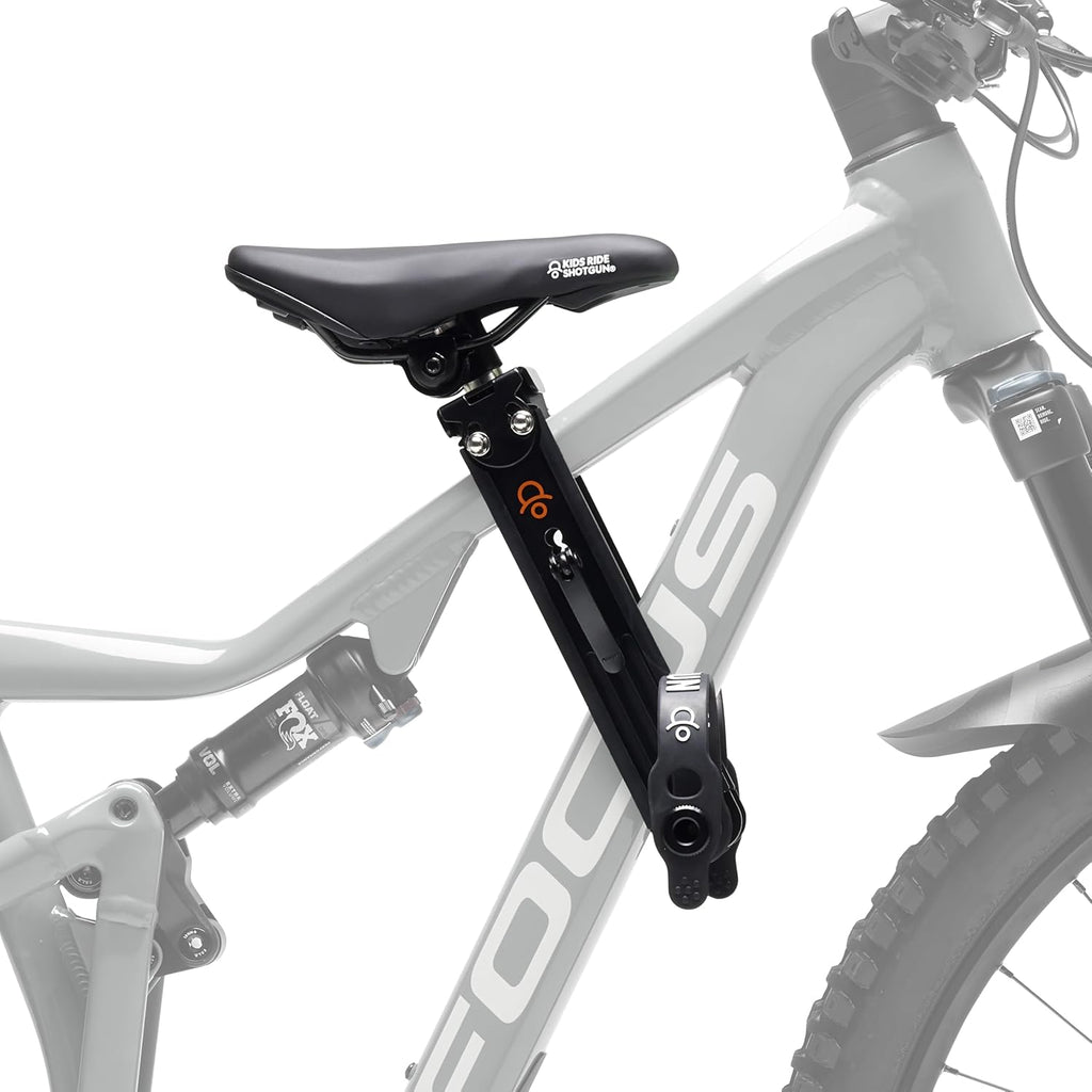 Kids Ride Shotgun - Child Bike Seats - Front Mounted, for Children Aged 2~5 Years, Fits Most Adult Modern Mountain Bikes, Adjustable for Comfort