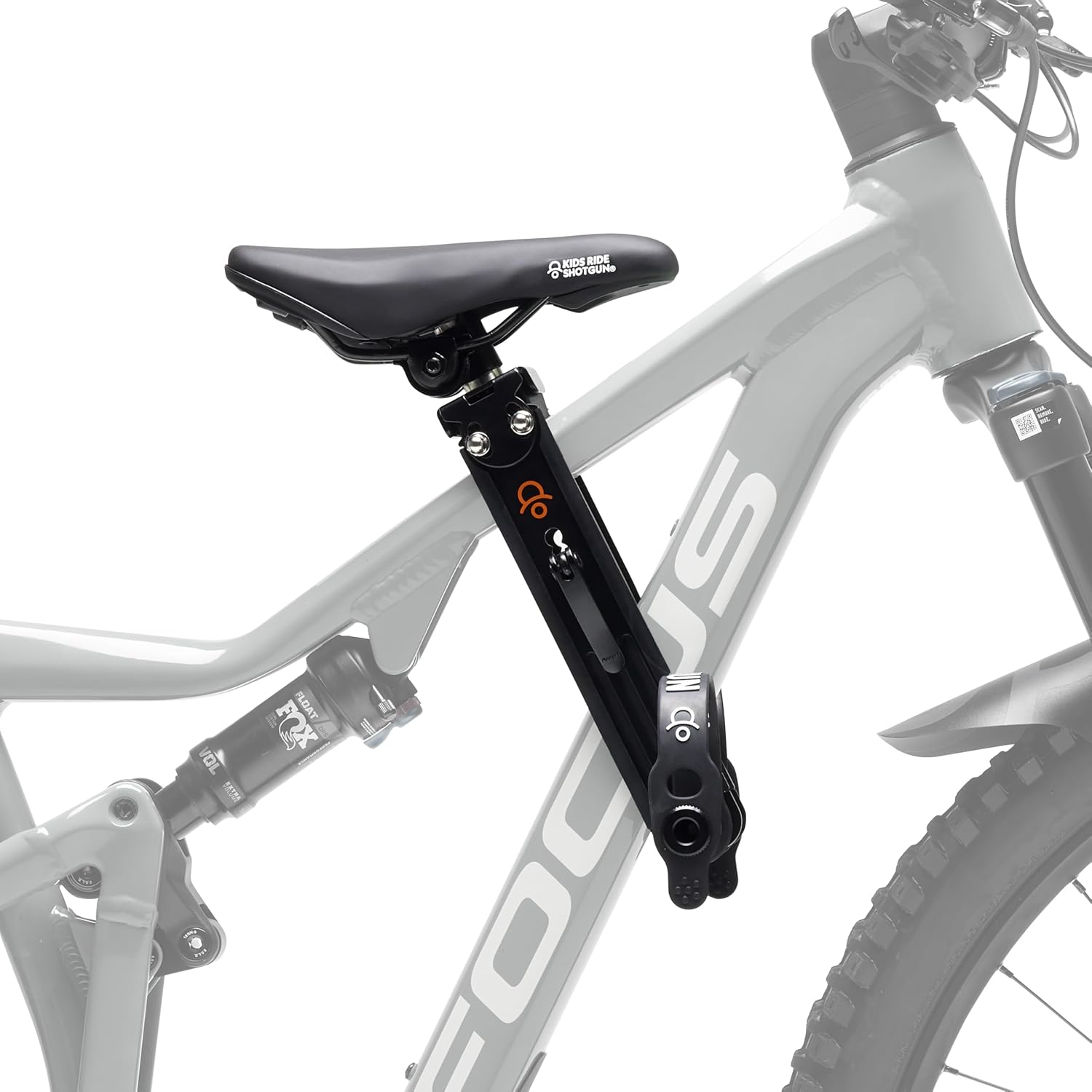 Kids Ride Shotgun - Child Bike Seats - Front Mounted, for Children Aged 2~5 Years, Fits Most Adult Modern Mountain Bikes, Adjustable for Comfort